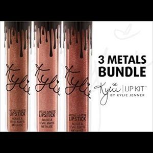 BUNDLE! Kylie Metal Matte Lipstick Collection